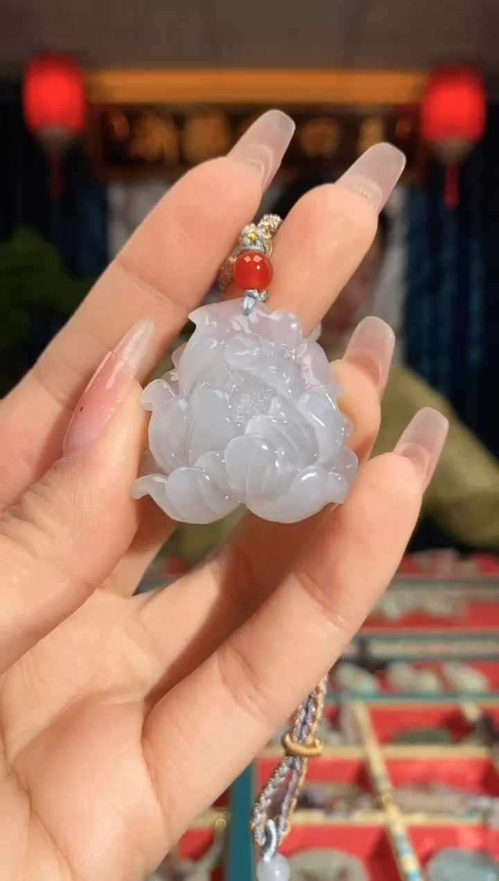 【闪购商品】和田玉颈饰未镶嵌花花