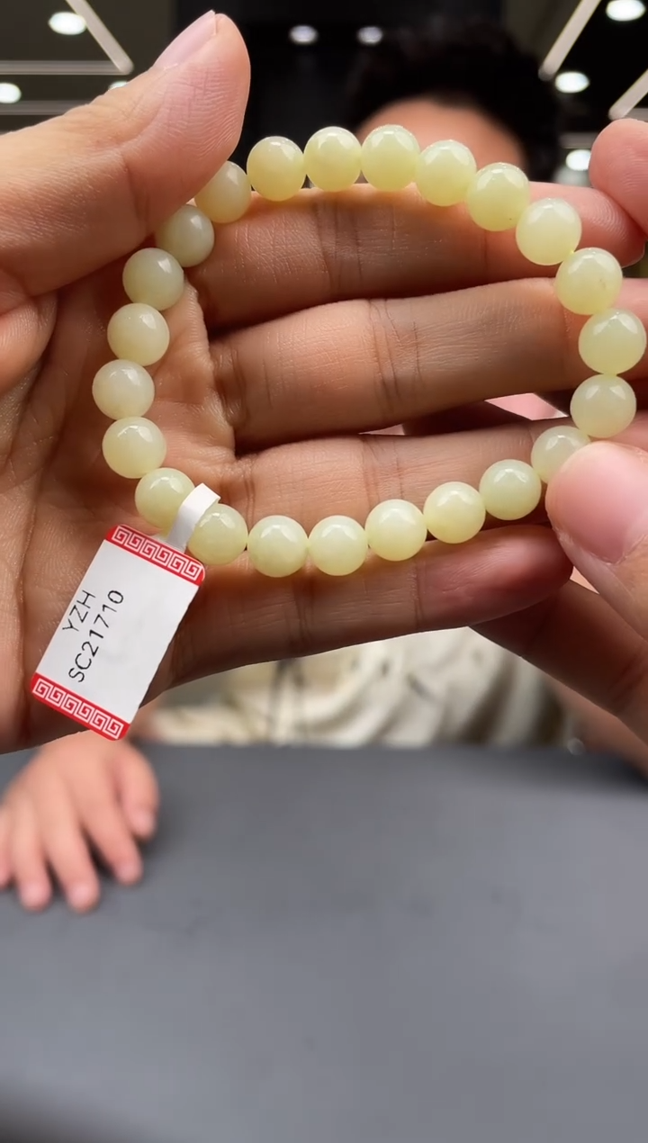 手串未镶嵌和田玉3黄口手串