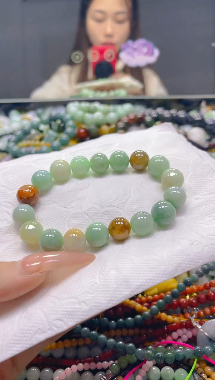 颈饰未镶嵌翡翠10MM