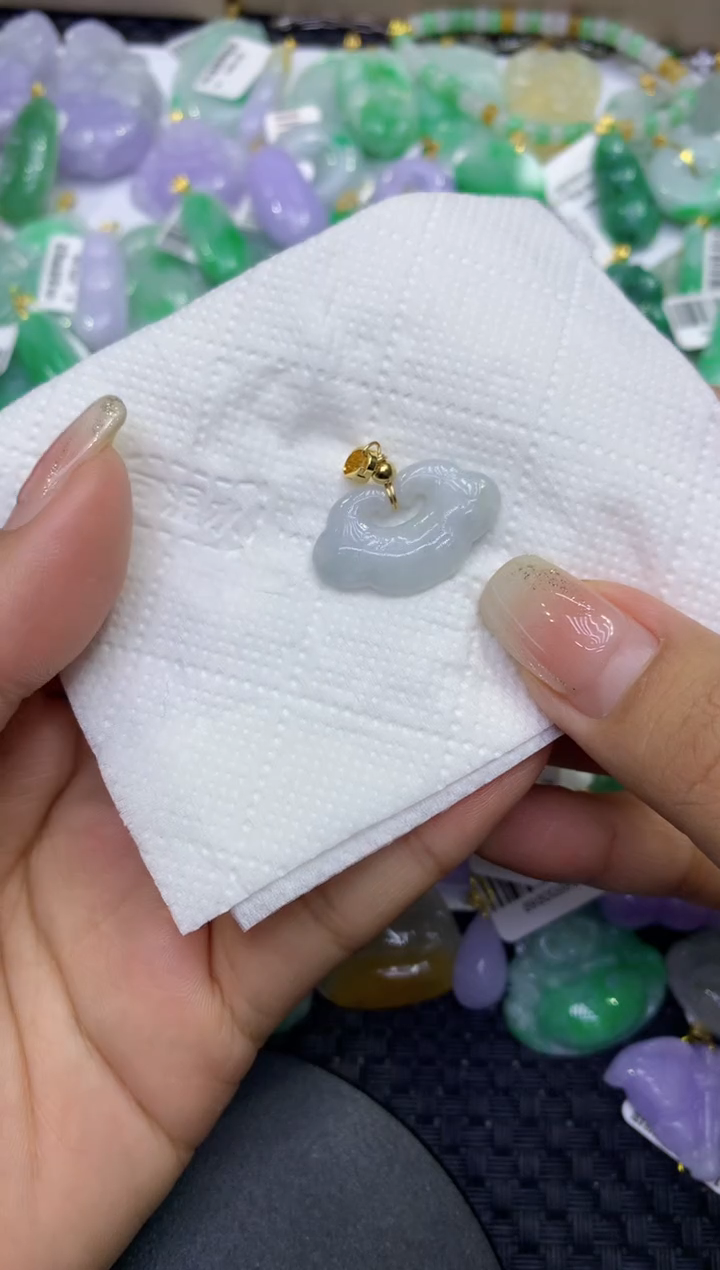 颈饰未镶嵌翡翠天然缅甸A货翡翠