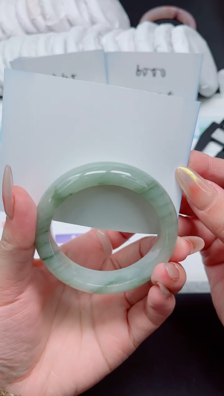 【闪购商品】石英质玉手镯未镶嵌494-54.2