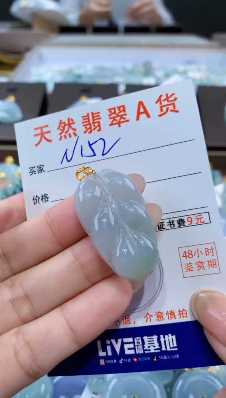 颈饰未镶嵌翡翠天然缅甸翡翠A货挂件 