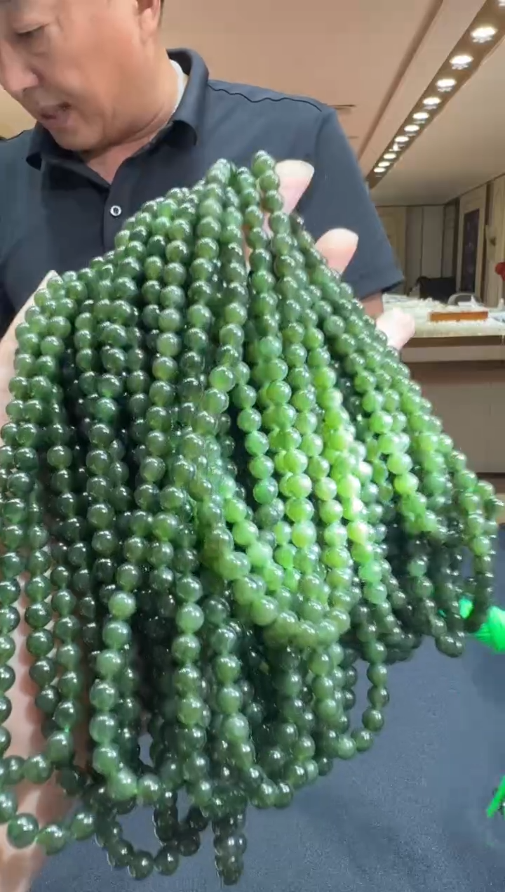 和田玉未镶嵌颈饰项链5-6（多样性发一）