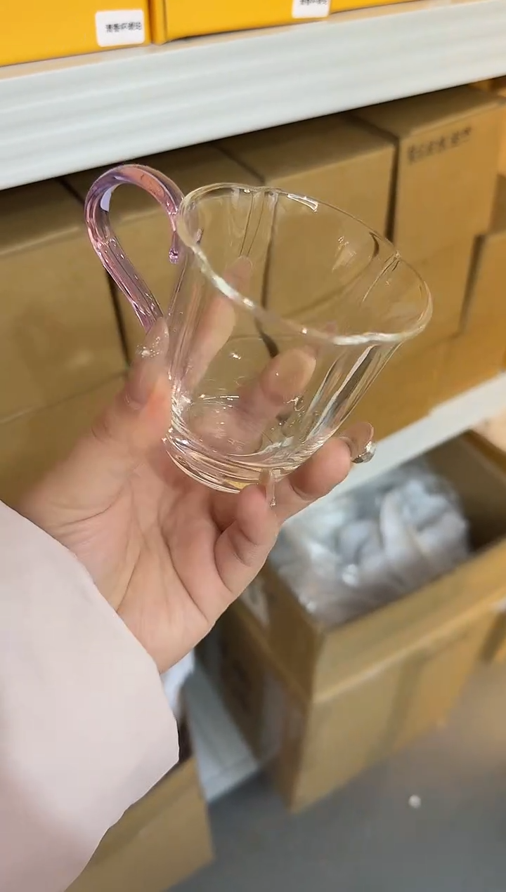 紫色把杯       
