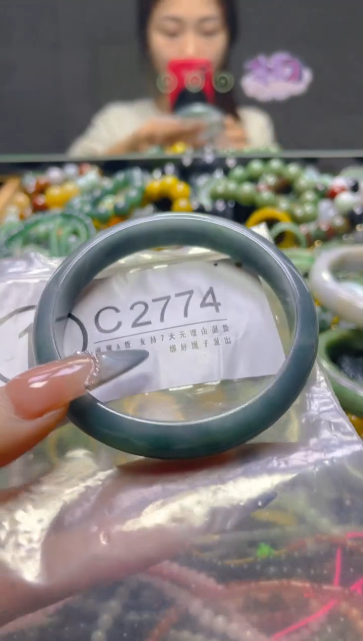 颈饰未镶嵌翡翠/C/翡翠A货，一件也是批发价