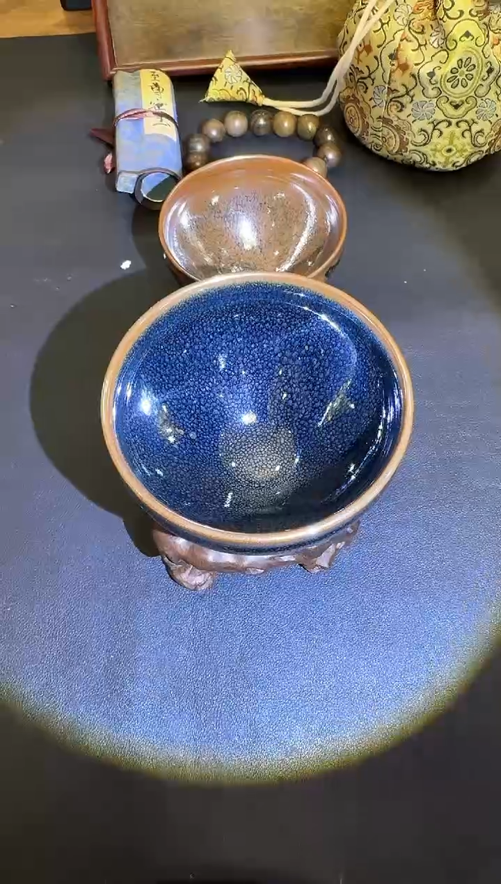 【闪购商品】茶盏建盏故事张木芳-根深盏起木芳蓝56