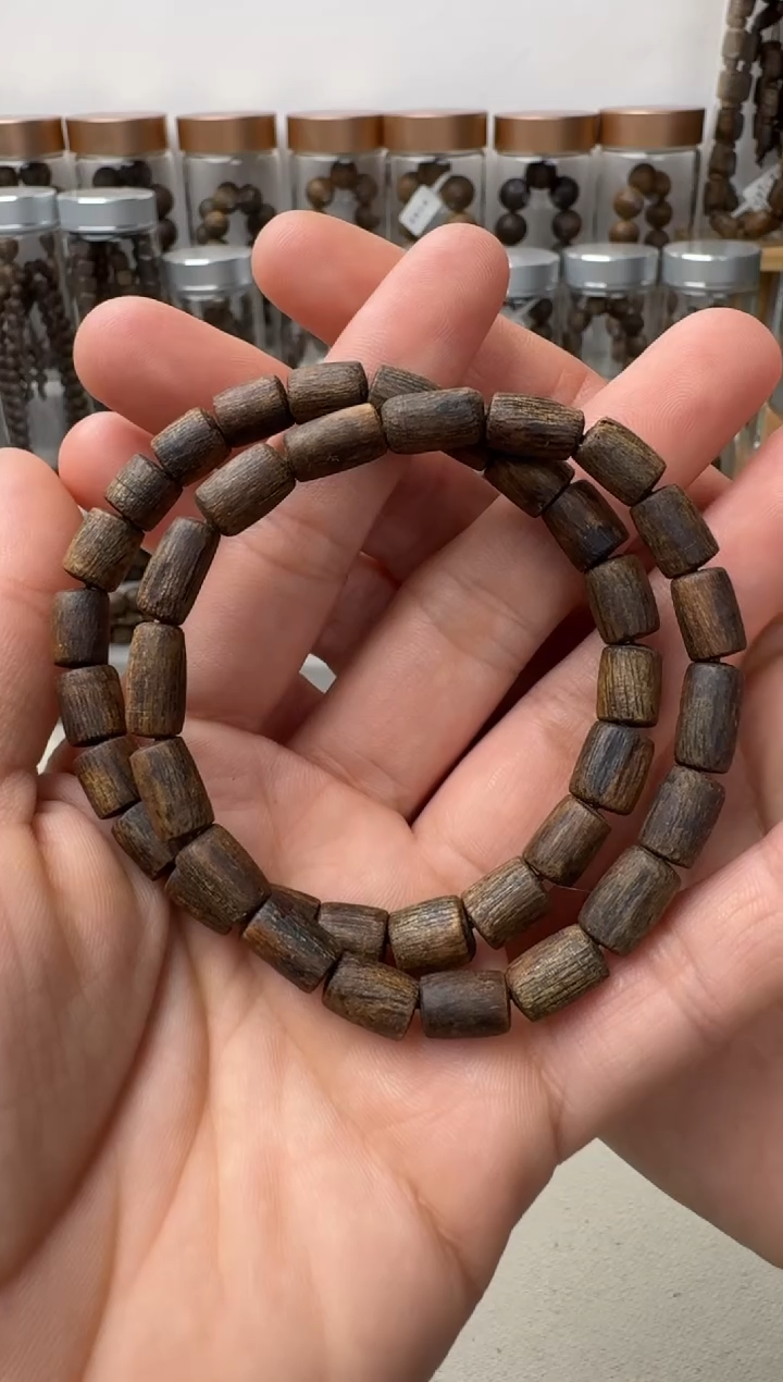 【闪购商品】沉香手串金沙叶九九沉随形卡5+保6克多样性发一