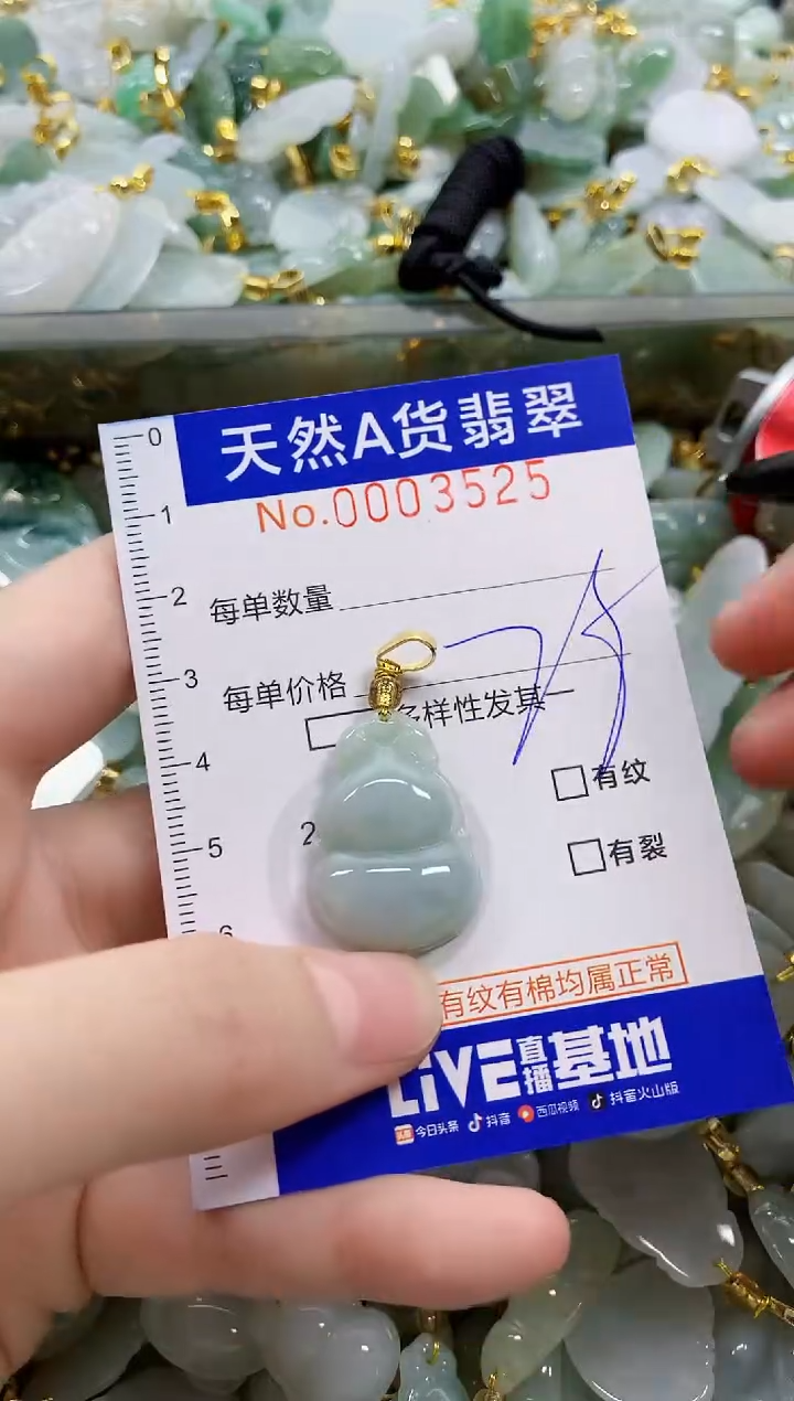 颈饰未镶嵌翡翠天然A货翡翠