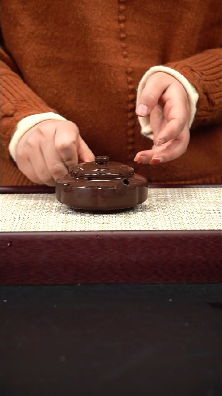 茶壶紫砂紫泥 梅花桑盘