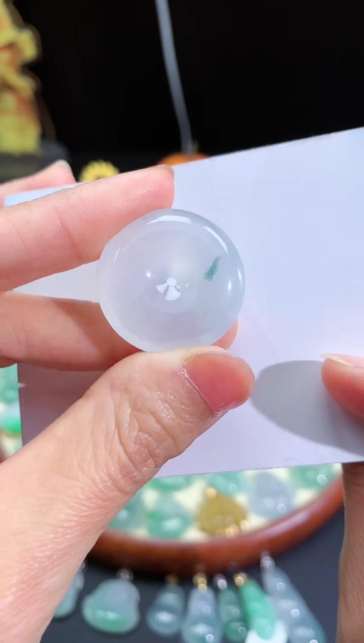 【闪购商品】翡翠颈饰未镶嵌平安扣