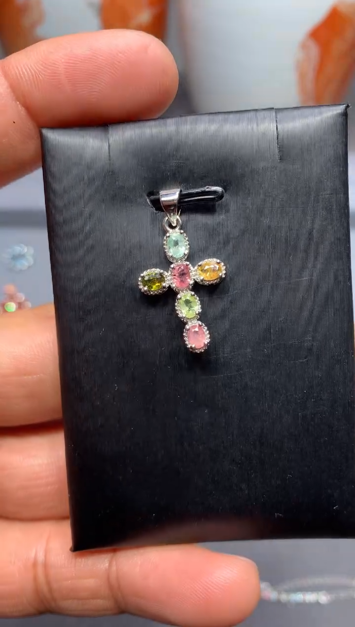 【闪购商品】碧玺颈饰未镶嵌W35（随机性发货只发一单）