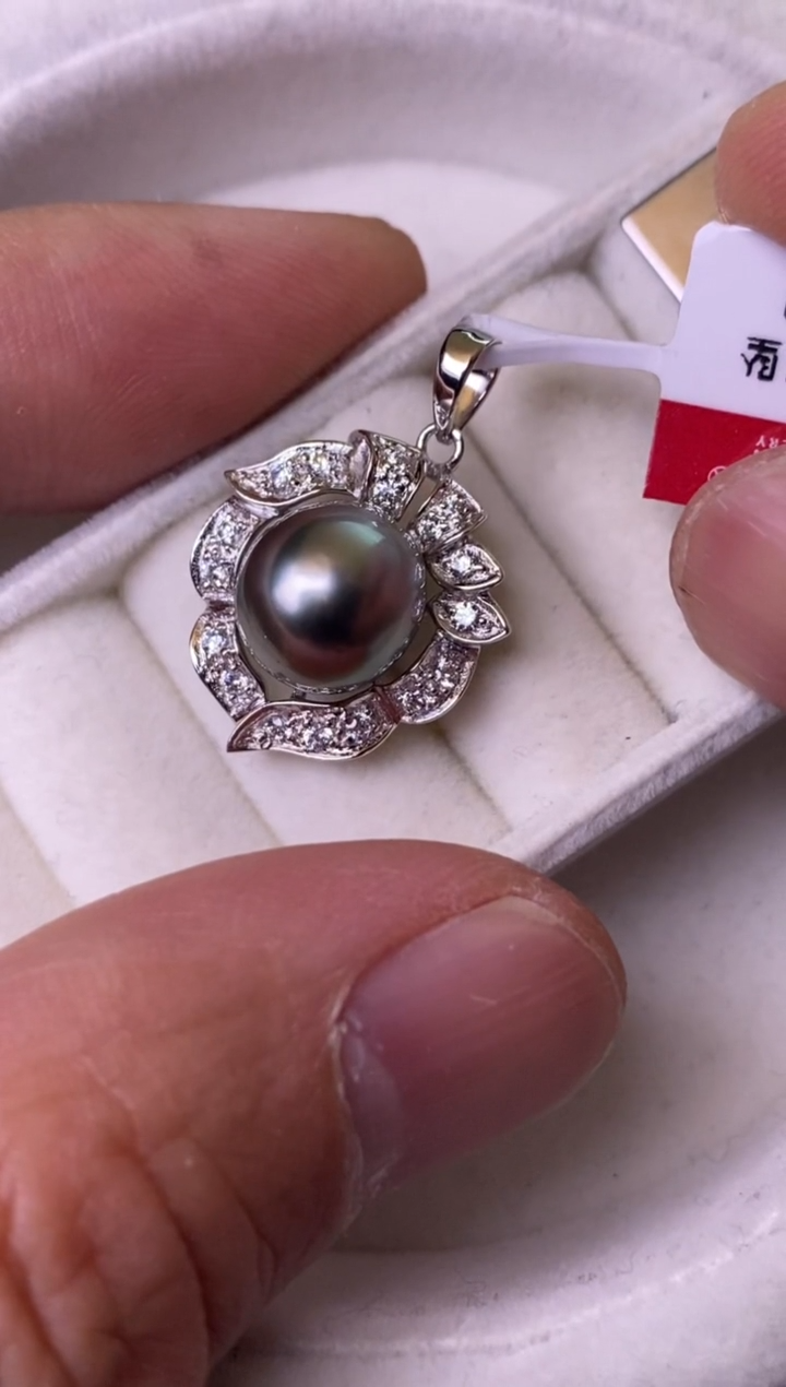 【闪购商品】海水珍珠颈饰银S925镶嵌10-11