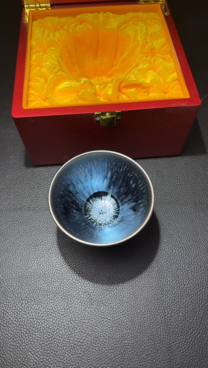 茶盏荣宝斋蔡龙百花90