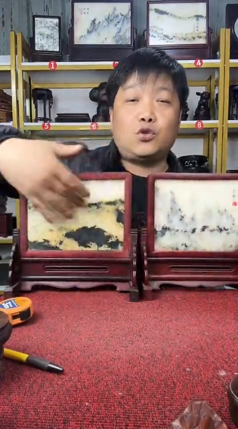 木半**雪处理价2个红酸枝巴里黄檀25*25*10CM