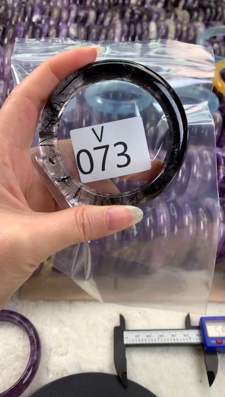 【闪购商品】水晶水晶手镯V未镶嵌073-60