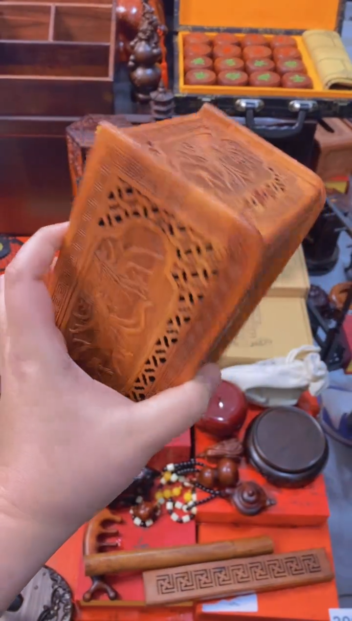 【闪购商品】木花梨纸巾盒直播推荐直播推荐