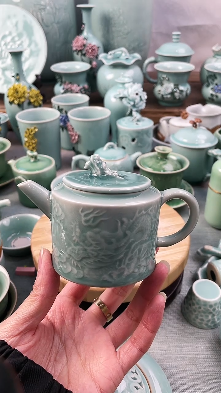 【闪购商品】特价 微瑕 慧仙青瓷
