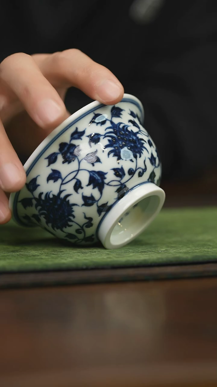 【闪购商品】杯柴窑青花破价福利