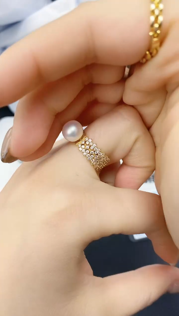 未镶嵌耳饰淡水珍珠jz1022