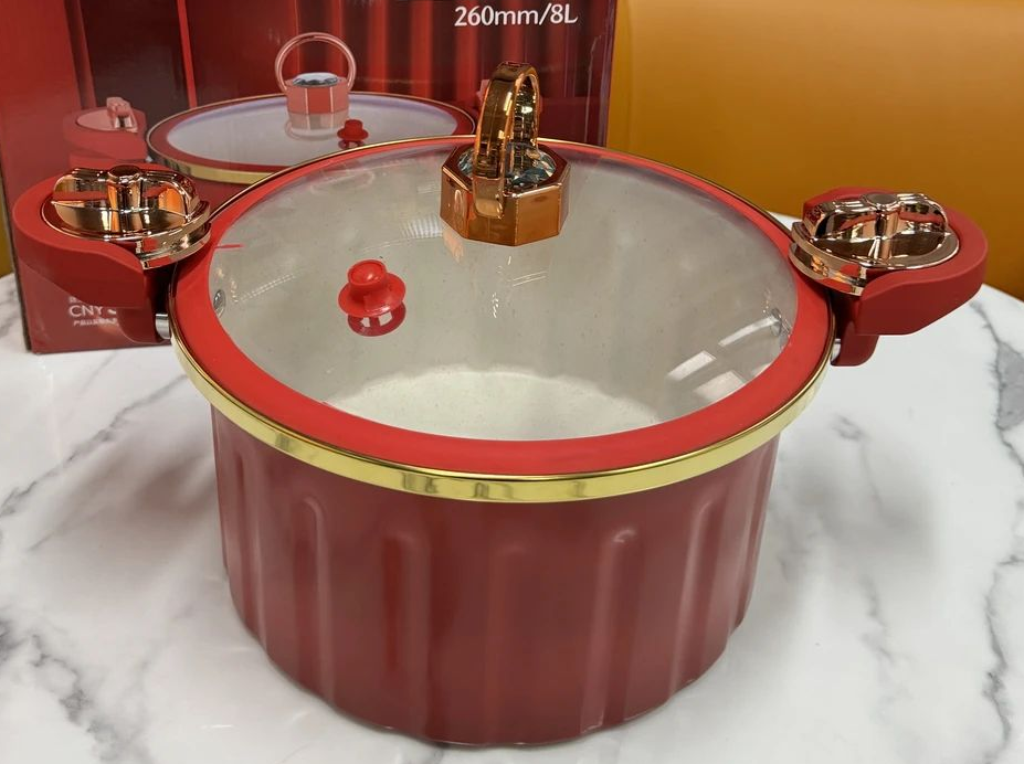 红色微压锅 颜色规格随机       JYX