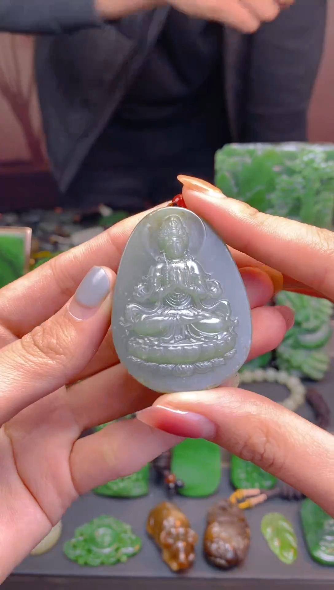 未镶嵌和田玉珠宝半成品1