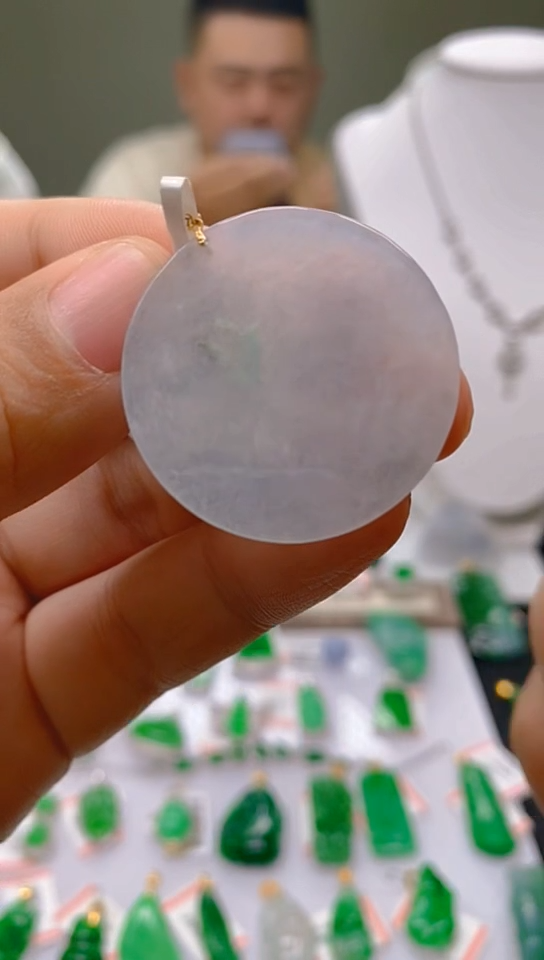 【闪购商品】翡翠颈饰18K金镶嵌新号开播，全场乱卖