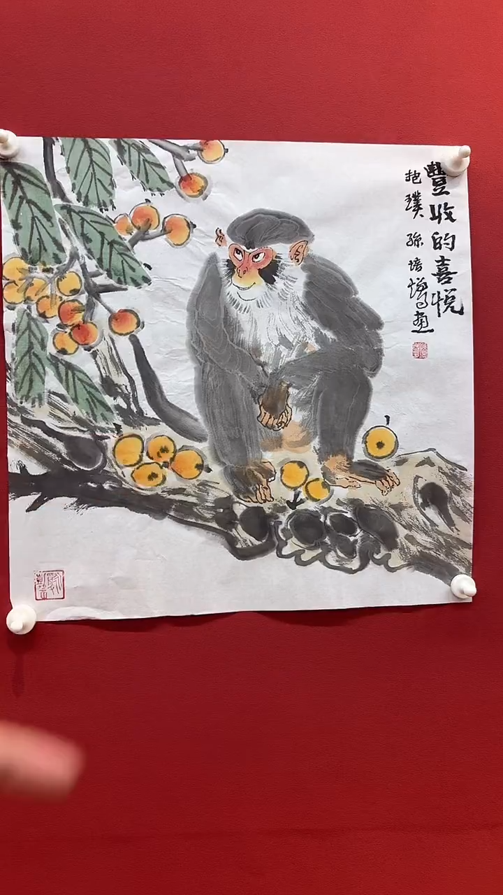 国画孙培增-国画花鸟2平尺A0305