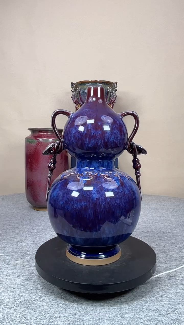 摆件陶神垕钧瓷收藏工艺品