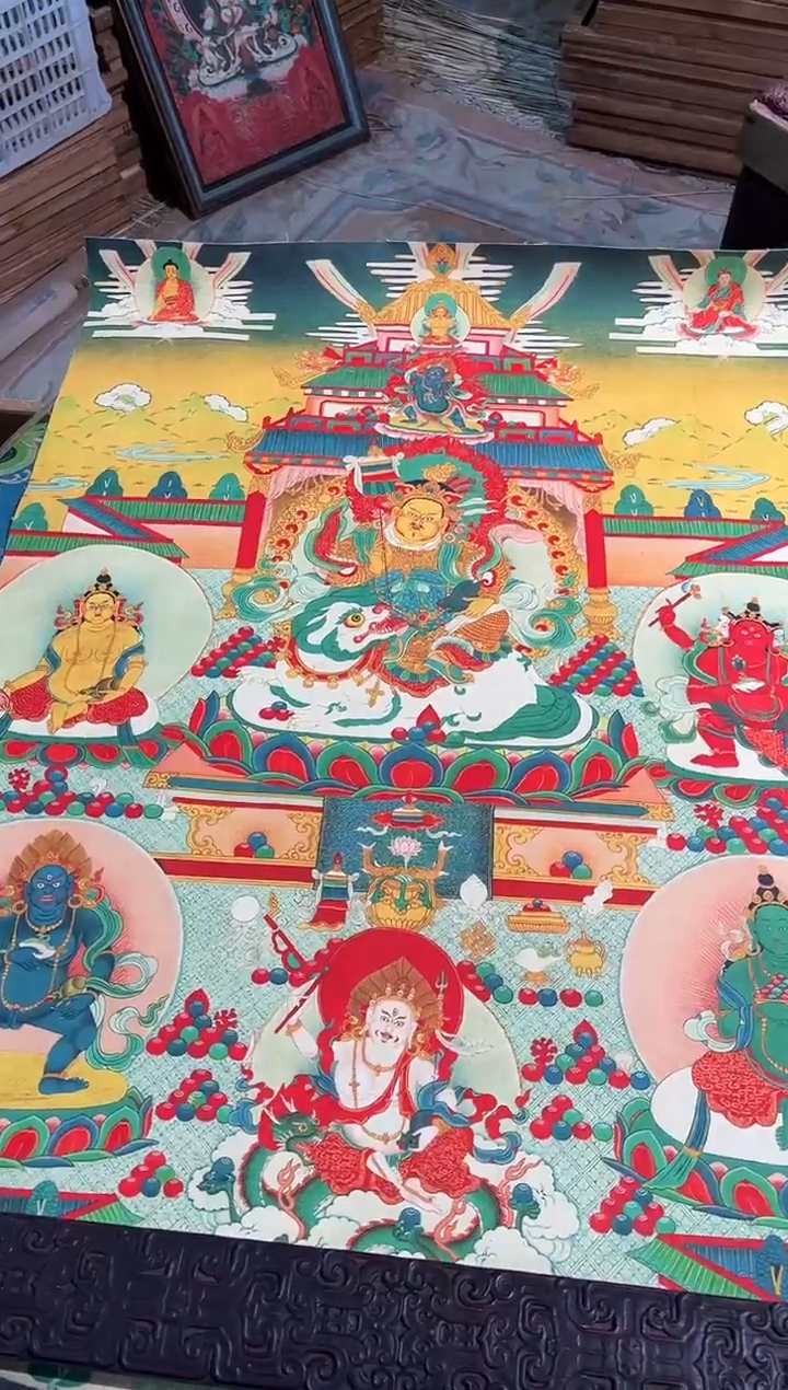 卷轴画路路的唐卡tk160