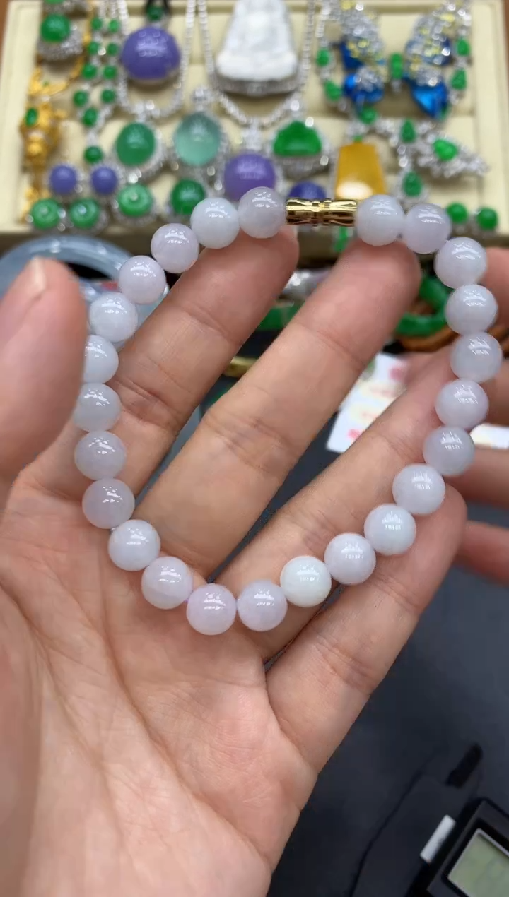 未镶嵌手串翡翠78-中国好珍宝