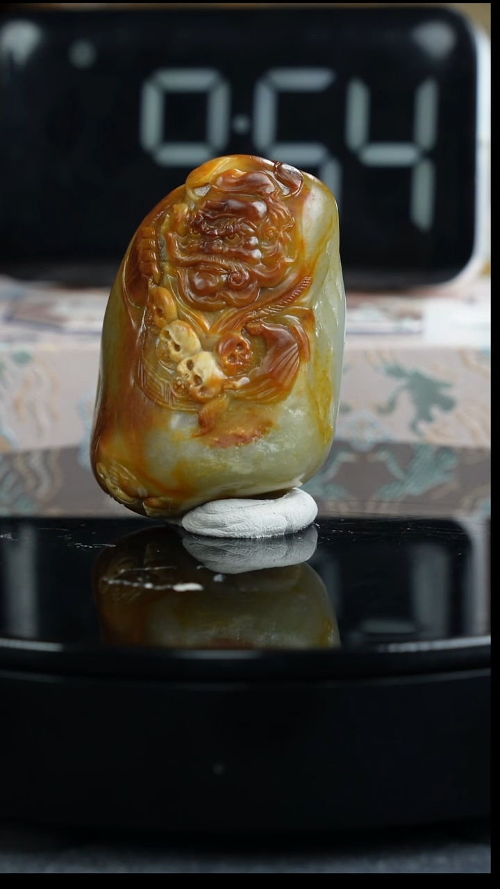 未镶嵌和田玉把件磐*1