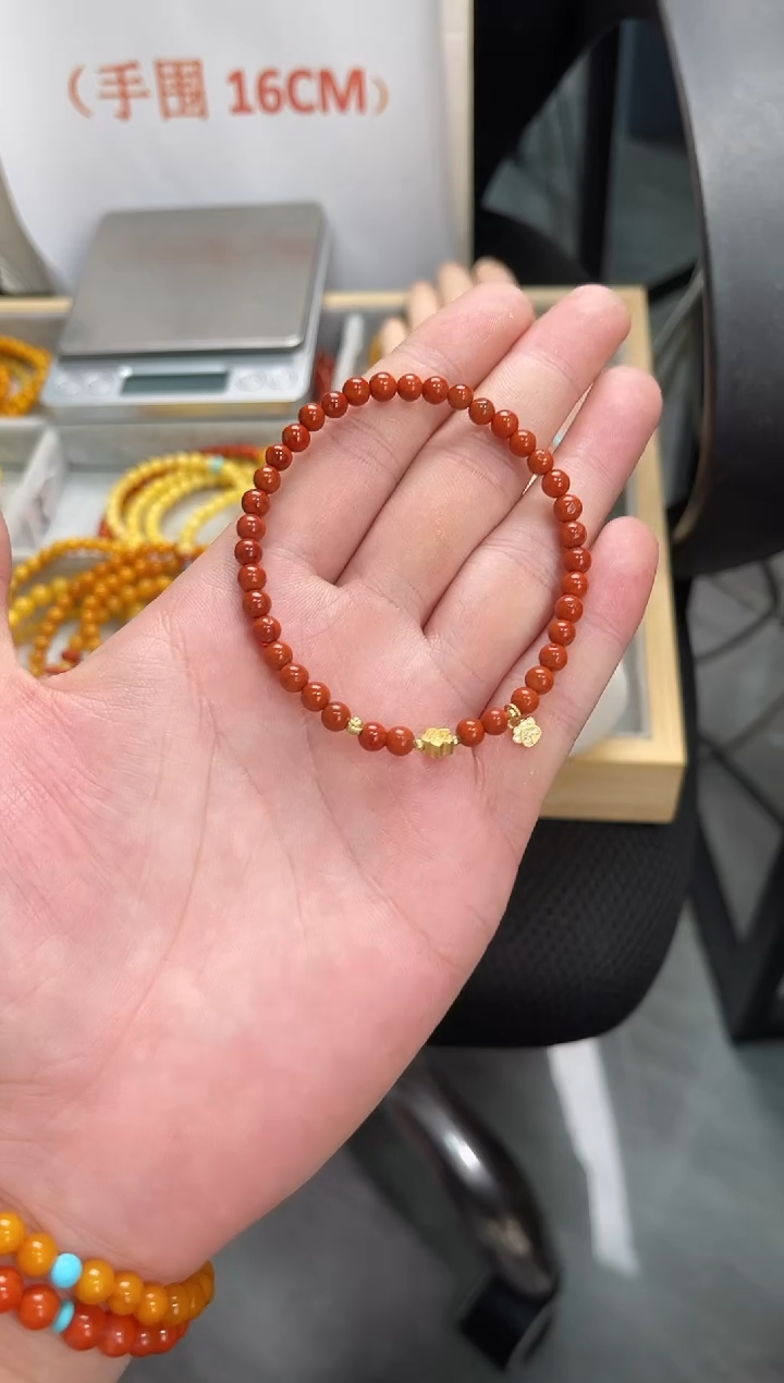 手串未镶嵌南红玛瑙南红单圈手串QF-A387