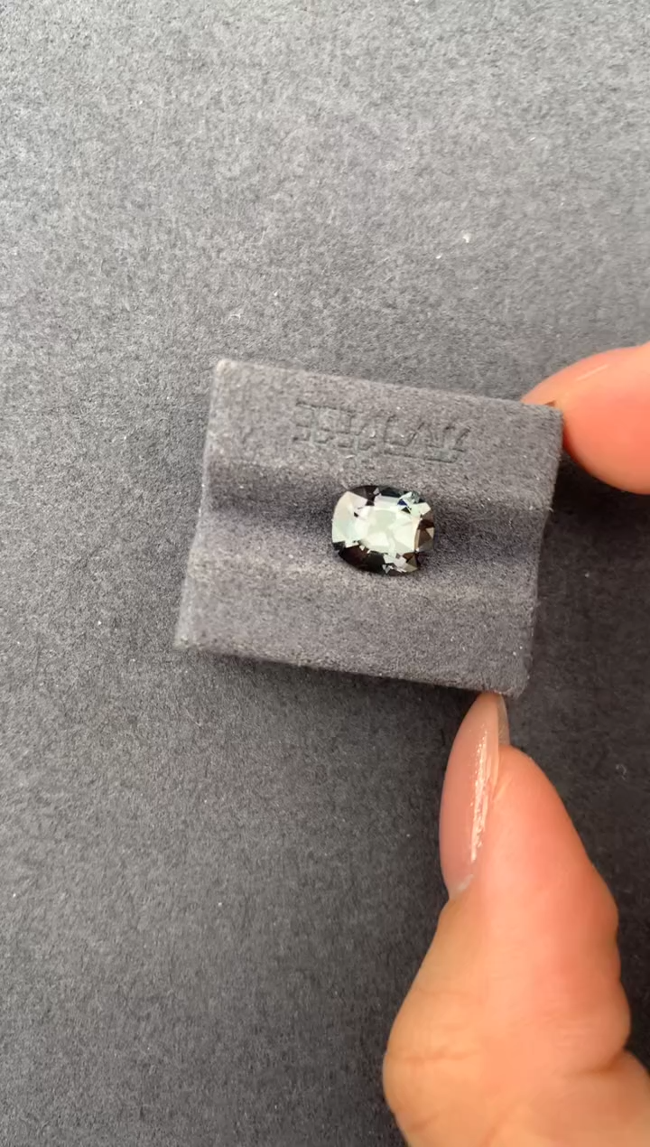 裸石尖晶石2.1ct灰尖晶 定制 FH