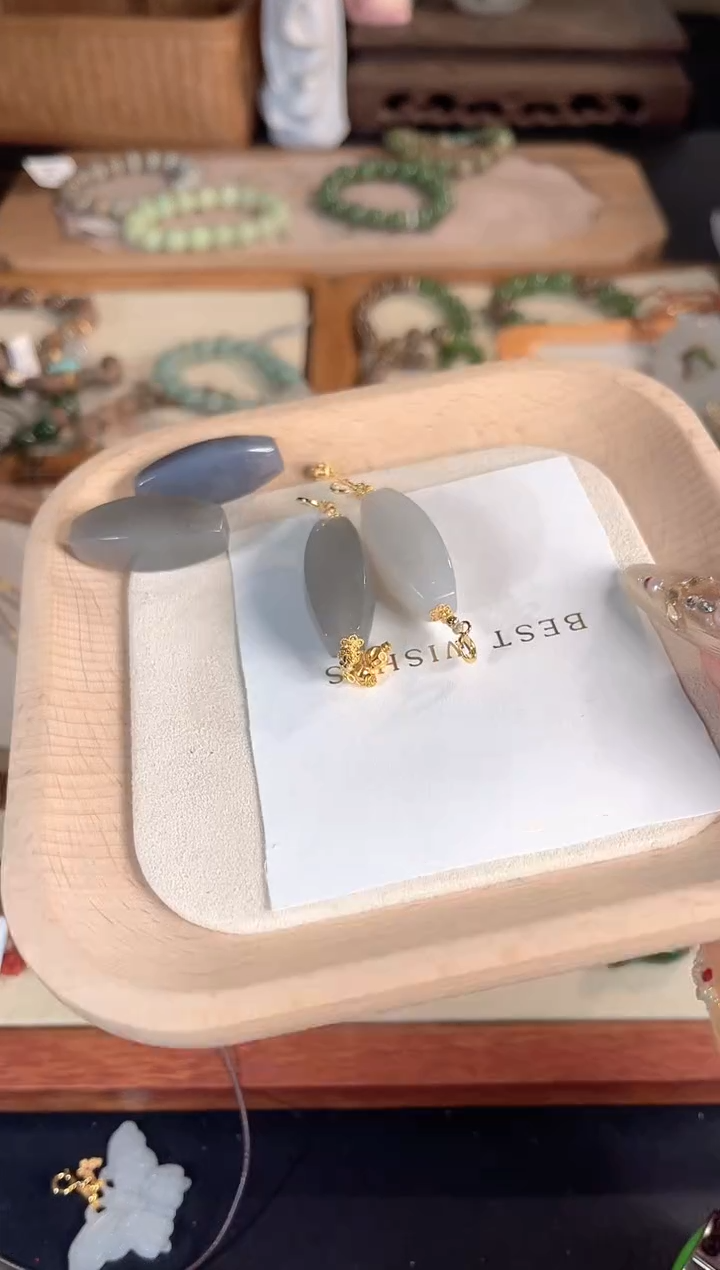吊坠(不含链)银S925镶嵌和田玉多样性发其一孤品默认微瑕