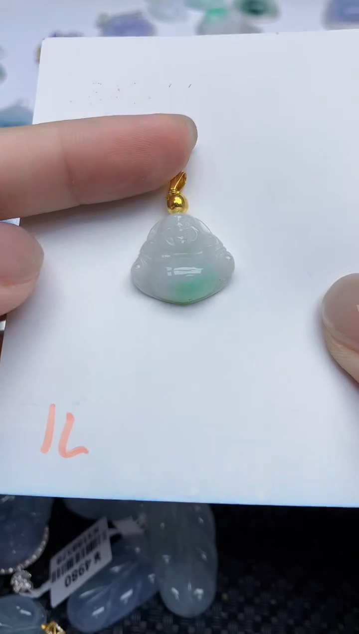 【闪购商品】翡翠颈饰未镶嵌天然翡翠A货