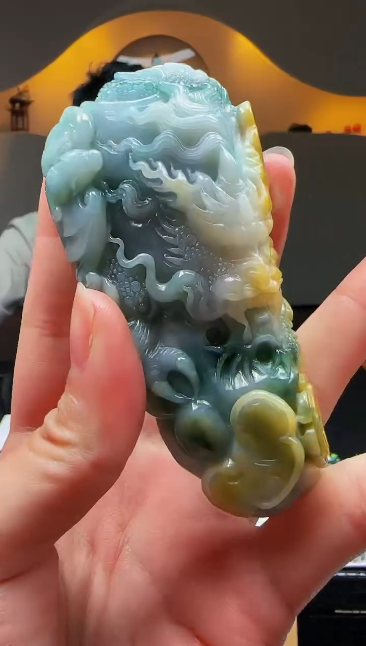 【闪购商品】定制翡翠未镶嵌Q01501翡翠毛货