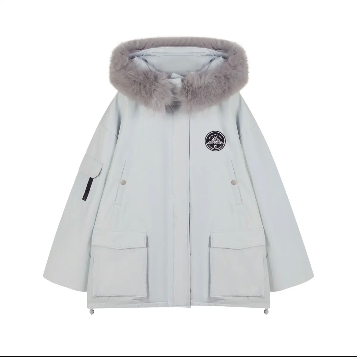 洛瑶 ●「极夜冰岛 」派克宽松连帽 Q4YRF2723A‘’Q4WT8167A