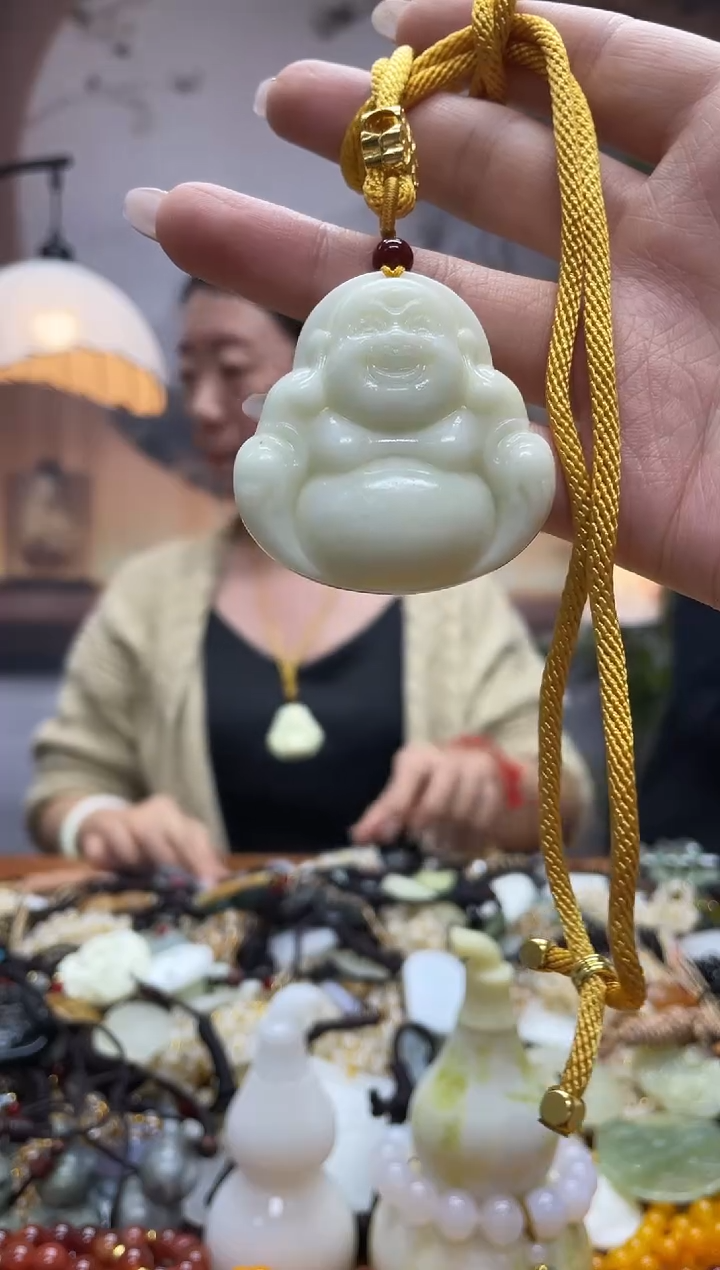 未镶嵌岫玉吊坠多样性发货拍一发一