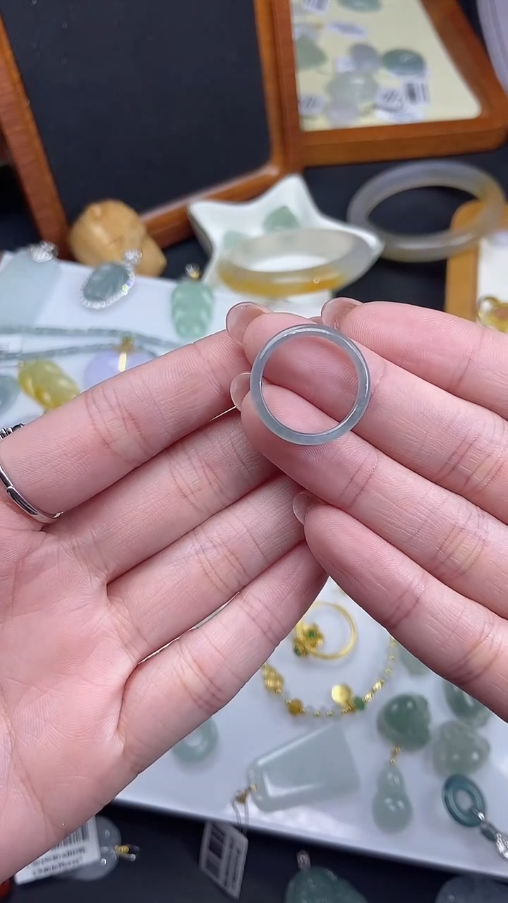 【闪购商品】翡翠戒指未镶嵌天然翡翠A货-吊坠
