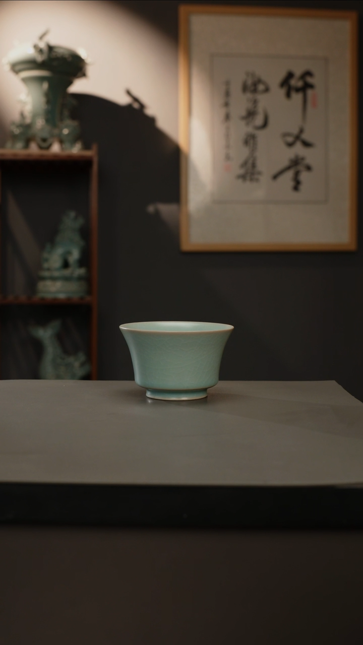 【闪购商品】杯仿古釉原矿 邀月杯