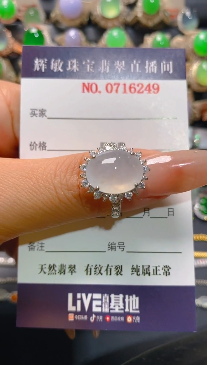 【闪购商品】翡翠耳饰银S925镶嵌天然A货翡翠1