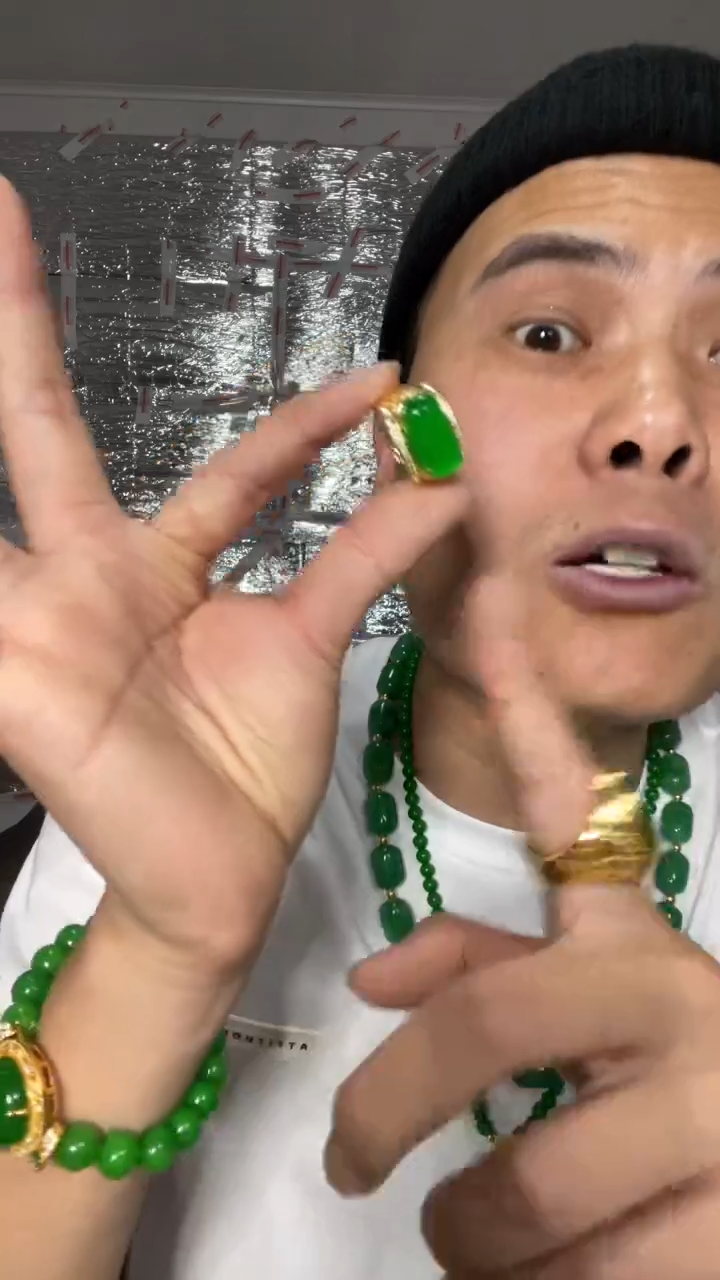 翡翠戒指未镶嵌【小伍抓波】缅料马鞍戒