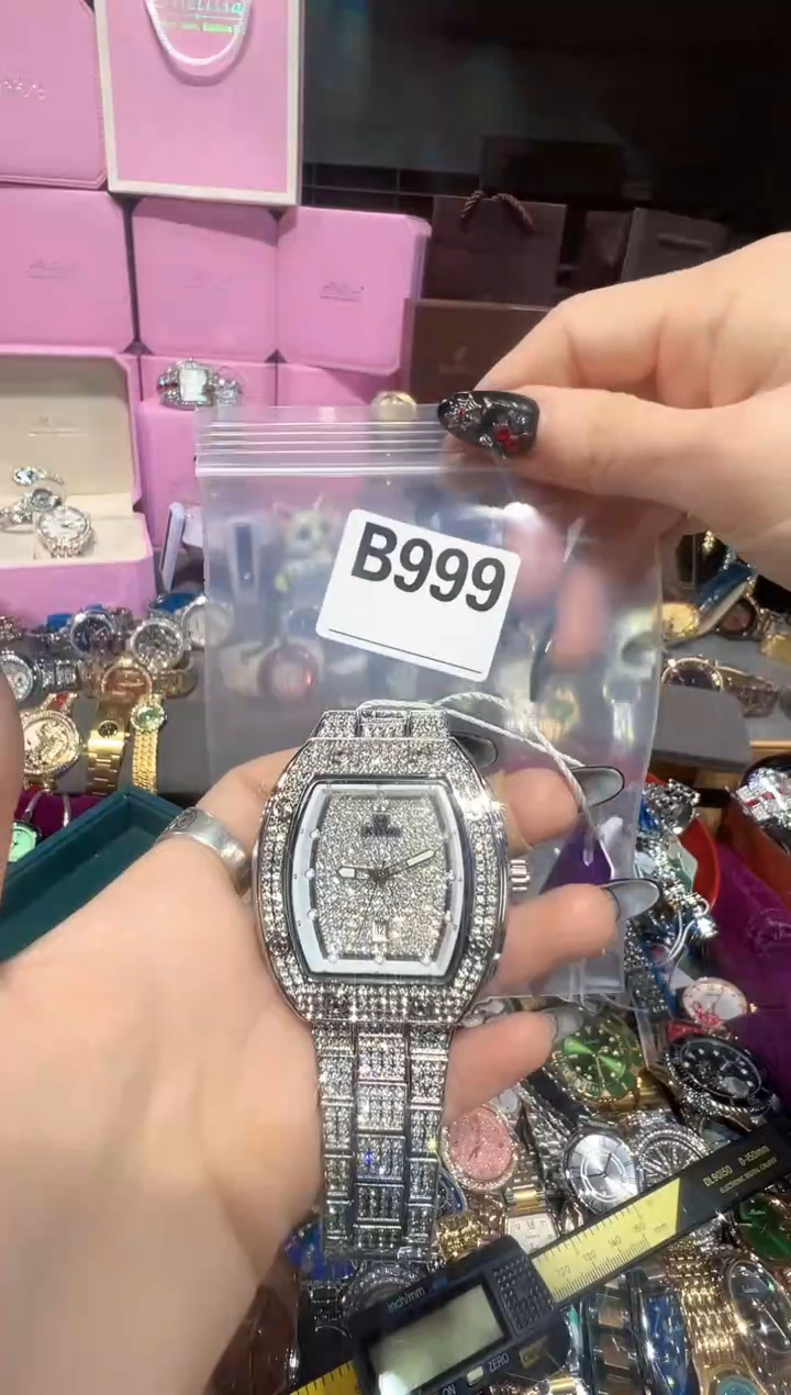 石英机芯不锈钢不锈钢直播定闪专用