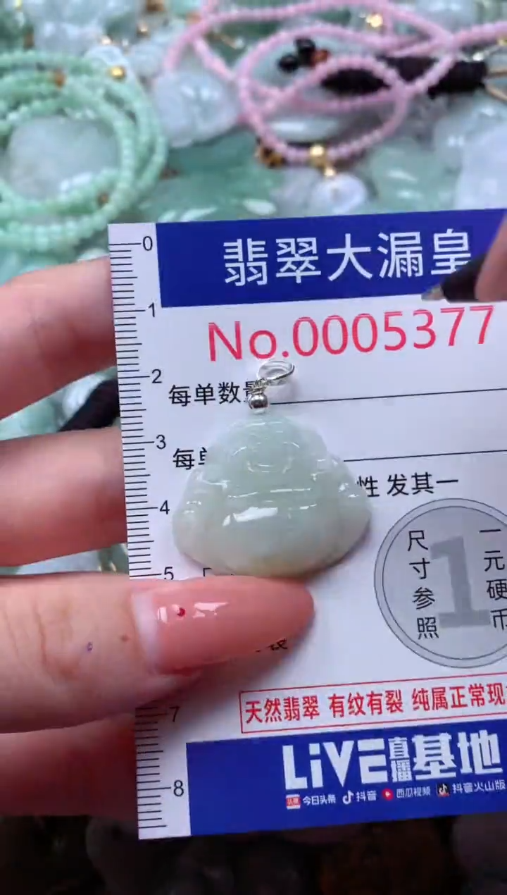 吊坠(不含链)未镶嵌翡翠5377