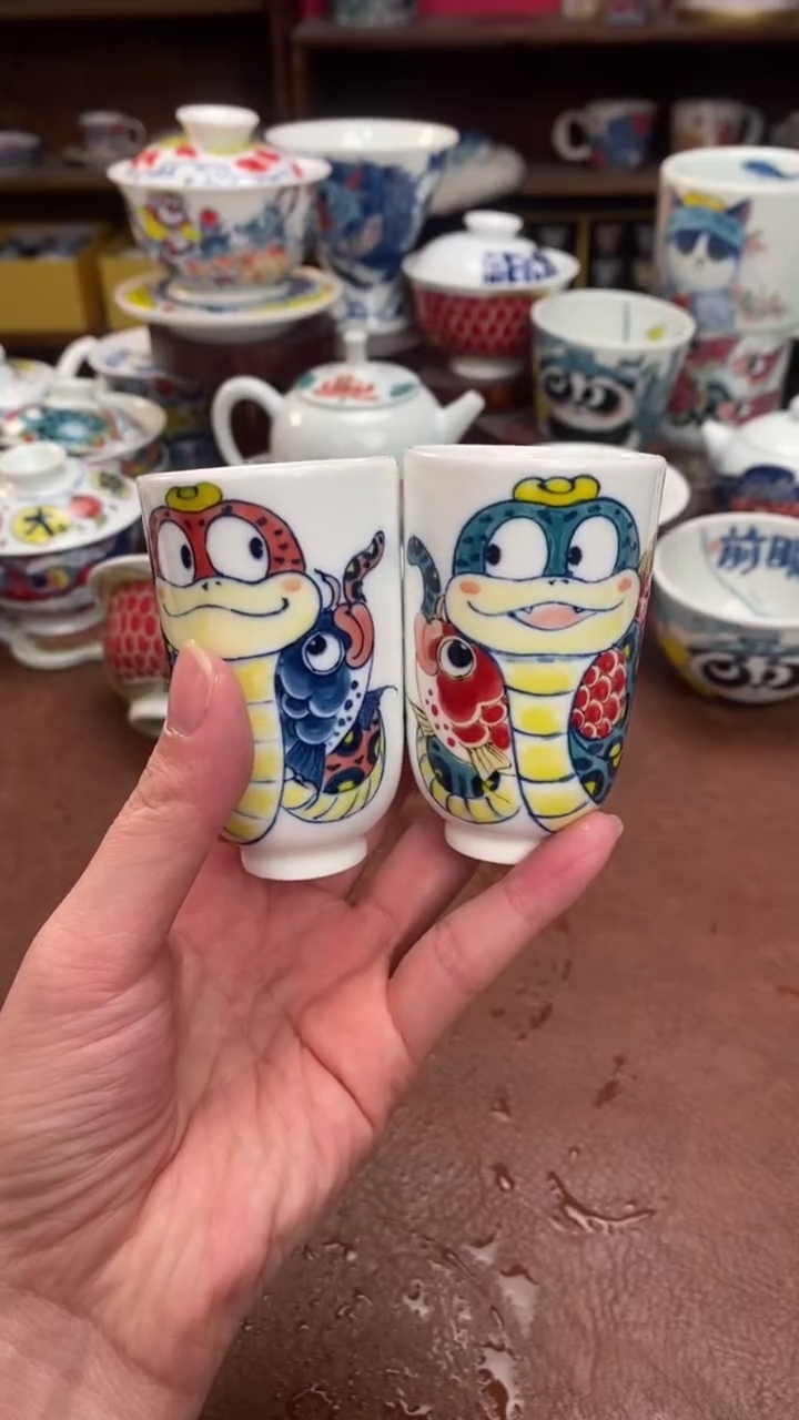 【闪购商品】茶杯一对老师高货景德镇昨明陶瓷