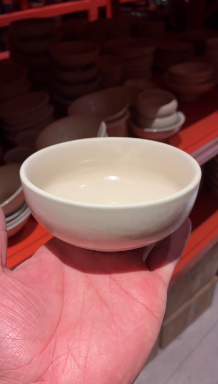 瓷片4.5寸奶油白小碗（福利款）