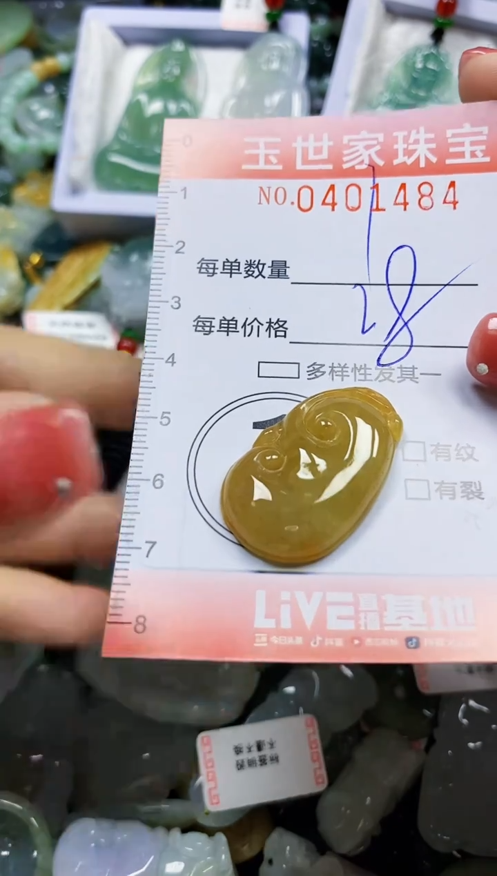 颈饰未镶嵌翡翠闪购0401484