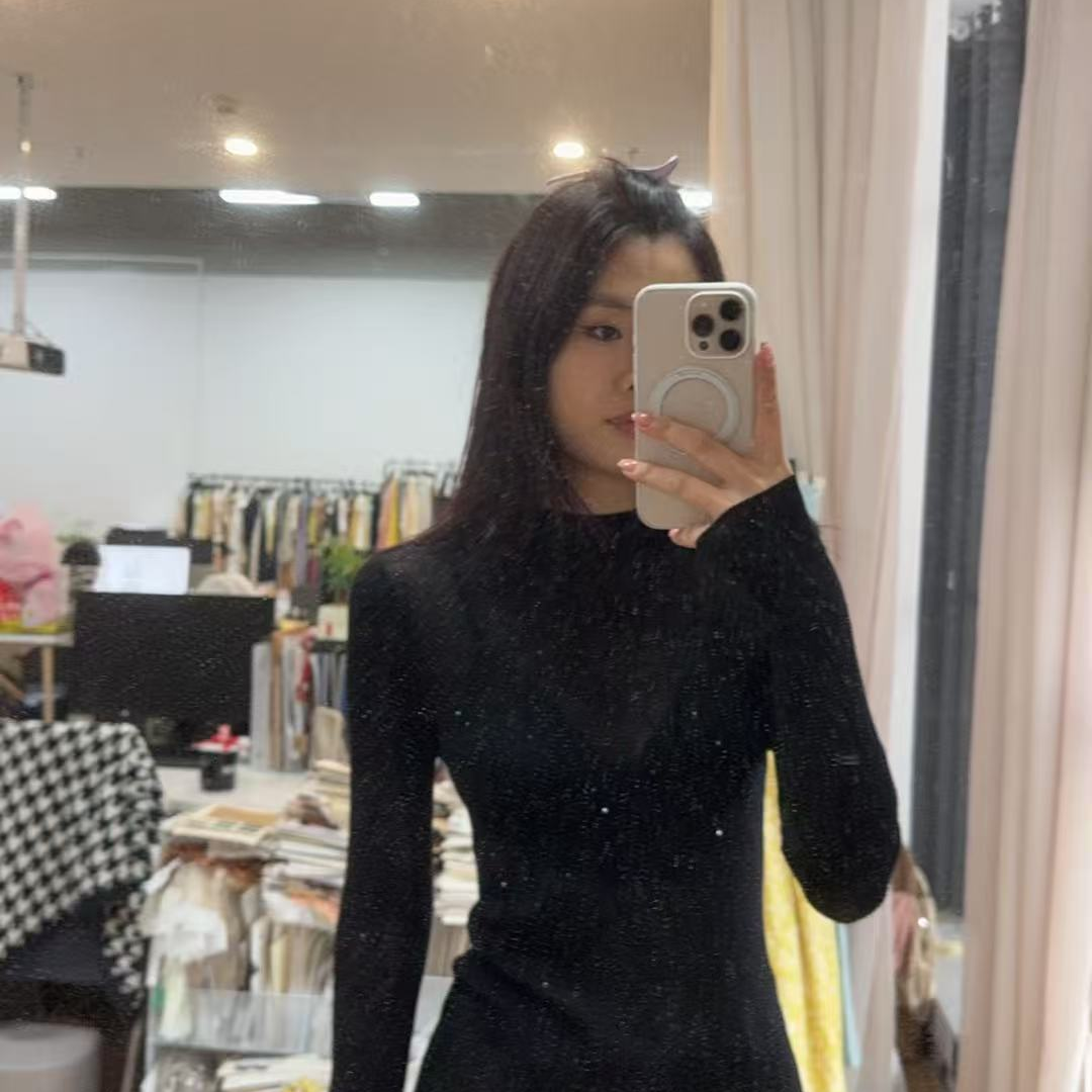 【云绒织语】短款套头欧美风针织修身毛针织衫半高领秋冬长袖春季
