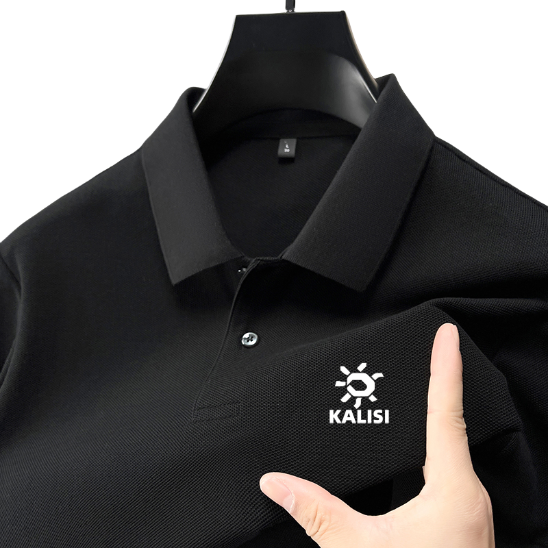 奥莱撤柜高奢大牌夏季翻领短袖T恤男士2025新款100%棉POLO衫上衣