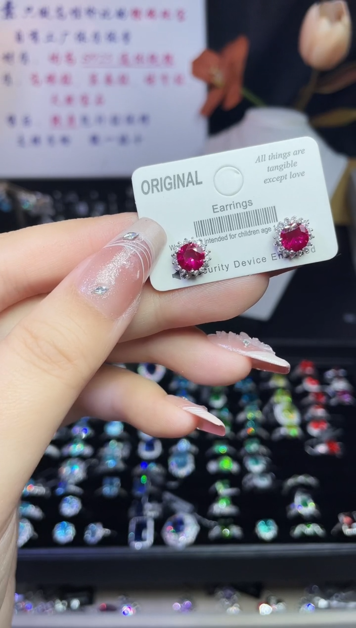 合成立方氧化锆925银编号F0140